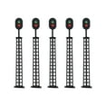 thumbnail image 1 of 5pcs HO Scale 1:87 Railroad Train Model Signal Traffic Lamp Mini LED Signal Light 3V/12V With Resistors Railway Scenes Layout, 1 of 12