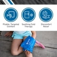 thumbnail image 4 of BodyMed Blue Vinyl Cold Packs – Reusable Flexible Ice Pack for Injuries – Cold Packs for Back Pain – Oversize, 21 in. x 13 in., 4 of 6