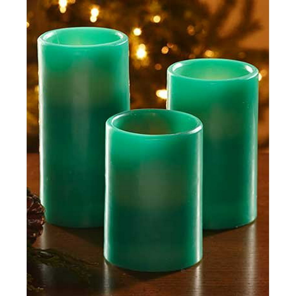 Affordable Sets of 3 Scented Flameless Batteryoperated Candles with On