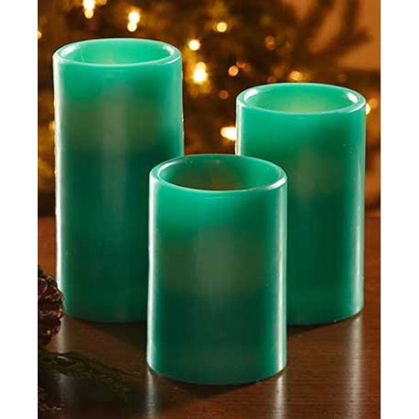 Affordable Sets of 3 Scented Flameless Batteryoperated Candles with On
