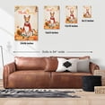 thumbnail image 5 of Happy Thanksgiving Basenji with Turkey Pumpkins Autumn Vibes Vertical Matte Canvas Poster African Barkless Dog Lover Wall Art Home Decor - 12018, 5 of 5