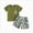A50-AG, variant on Toddler Boy Summer Outfit Short Sleeve T-Shirts Top Shorts 2Pcs Casual Clothing Set 6-12 Months 12-24 Months 2t 3t 4t 5t 6t 7t 8t 9t Children 2-3 Years