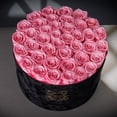 thumbnail image 2 of Rosas preservadas UFOREVER ROSES, 40 piezas, caja de gamuza rosa, 2 of 7