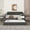 DARK GREY + Velvet + American Design, variant on [Luckynote]Twin Upholstered Daybed with Trundle, Dark Grey Velvet, USB Charging, No Box Spring Needed, for Living Room