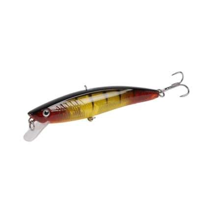 Fishing Lure Minnow 9cm 10g Soft Bait for Bass Trout Angling Freshwater Lake River Outdoor Fishing Tackle Metal Hard Lure with Design for Casting