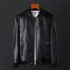 thumbnail image 3 of Chaqueta corta de cuero para hombre, chaqueta corta amarilla para hombre, moda 2024, ropa original para hombre, estilo clásico coreano, 3 of 5