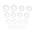 thumbnail image 1 of 16pcs/set Spiral Taper Flesh Tunnel Ear Stretcher Expander Stretching Plug Snail, 1 of 5