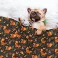 thumbnail image 3 of Rocae Festive Squirrels Dark Forest for Pet Blanket Dog Blanket Cat Blanket Soft Sleep for Small Medium Pet-Medium, 3 of 8