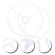 thumbnail image 2 of Lampshade Frames Decorative Lampshade Cage Diy Ring Lamp Shade Wall Lamp Shade Rings Lamp Shade Bracket Floor Lamps Rings, 2 of 3