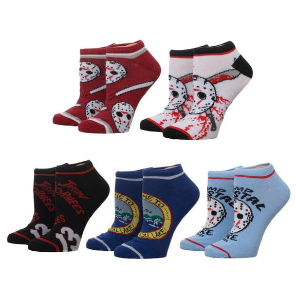 Juniors' Friday The 13th Ankle Socks - 5 Pack