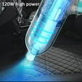 thumbnail image 6 of Aursykel Portable Handheld Rechargeable Vacuum Cleaner for Car and Home Use 120W Power with 5000Pa Suction Includes Long Nozzle Brush Cable Wet Dry Cleaning Lightweight 0.66lb BatteryPowered, 6 of 8