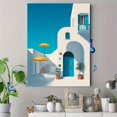 thumbnail image 4 of UXIEQU Mediterranean Villa Canvas Wall Art 15.75x11.81 Inches, 4 of 8