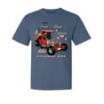 thumbnail image 1 of Wild Bobby, Ford Model T Roadster 1923 Old School Ride Classic Vintage, Cars and Trucks, Garment-Dyed Washed Look Short Sleeve Tees, Navy, Large, 1 of 3