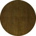 thumbnail image 1 of Ahgly Company Indoor Round Abstract Turquoise Blue Modern Area Rugs, 3' Round, 1 of 4