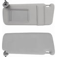thumbnail image 5 of Applicable to Right Left Organizer With Makeup Mirror Driver Passenger Side Car Sun Visor Compatible For Toyota Camry 2007-2011 Gray Sunshade(Right), 5 of 7