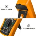 thumbnail image 5 of 3 Count Digital Multimeter Test Leads Cable Tester Voltmeter Orange, 5 of 8