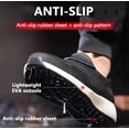 thumbnail image 6 of AUXDIQ Safety Trainers Men Women Steel Toe Cap Trainers Lightweight Work Shoes Comfy Industrial Sneakers Construction Work Boots, 6 of 6