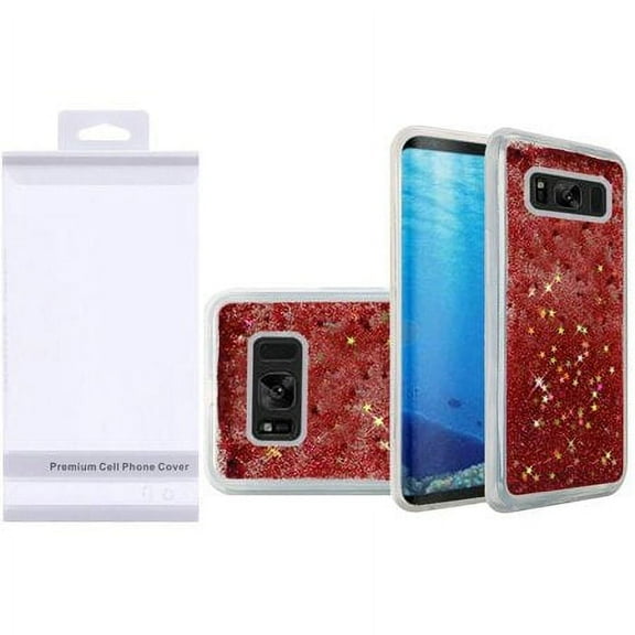 GSA Liquid Glitter Candy Case For Samsung Galaxy S8 - Rose Pink