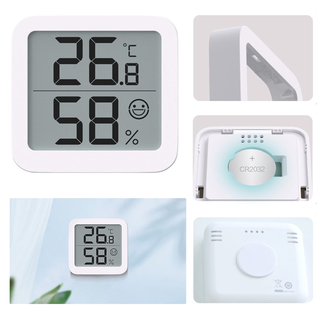 2/4Pcs Mini Thermometers Hygrometer for Monitoring House Environment Conditions