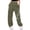 Green, variant on Endives Womens Cargo Pants Parachute Pants Baggy Wide Leg Pant Waterproof With Pockets Dark Gray