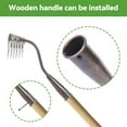 thumbnail image 4 of Detachable Gardening Hand Weeder Tool, Weeding Tools Gardening Long Handle, 2025 Upgraded Weed Puller Tool Manganese Steel Manual Weeder Claw Remover Tool, Gardening Hand Weeder Tool (6 Tines), 4 of 7