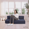 Milliard TriFold Foam Folding Mattress and Sofa Bed for Guests Queen