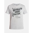thumbnail image 5 of Father's Day Men's WBF1 Color Graphic Tee by Way to Celebrate, Sizes XS-5XL, 5 of 5