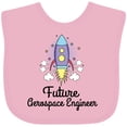 thumbnail image 3 of Inktastic Future Aerospace Engineer Rocket Girls Baby Bib, 3 of 4