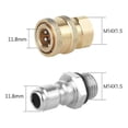 thumbnail image 4 of High Pressure Sprayer Nozzle Connectors, M14 Thread, 1/4 Quick Connector, Hose Connecting Parts, Snow Foam Bottle Connectors, 4 of 5