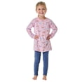 thumbnail image 3 of SCHIESSER Pijama largo para niña, con pierna abierta, algodón, estampado integral Rosa/Azul 104, 3 of 6