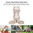 thumbnail image 7 of Suodoka Premium Pine Wood Hamster Water Bottle Stand – Leak‑Proof, Adjustable, High‑Density Pet Water Holder, 7 of 7