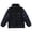 Black, variant on Girls Down Jacket with Stand Collar Warm Winter Coat for Kids Soft Padded Outerwear for Ages 2-11