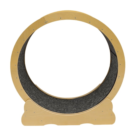 Dwellnix Cat Running Wheel Large Size Quiet Operation Manual Cat Treadmill with Sisal Mat for  Indoor Cats Small Dogs and   Pet Fitness Needs
