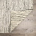 thumbnail image 6 of BoutiqueRugs Williford Boho Hand Woven Wool Natural Fiber Oversized Area Rug - Farmhouse Neutral Color Carpet for Living Room, Bedroom - Cream, Black - 10' x 14', 6 of 19