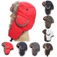 thumbnail image 1 of Cheers Trooper Hat Unisex Adjustable Faux Fur Windproof Outdoor Hat for Winter, 1 of 2