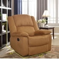thumbnail image 2 of Nathaniel Home 73012-96BR Planeur en Microfibre Inclinable&44; Brun, 2 of 3