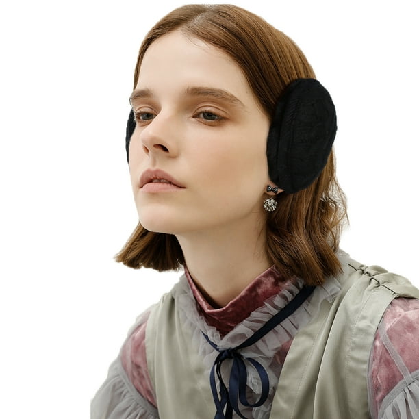 Knitted Ear Muffs Winter Warm Earmuffs Knitted Ear Warmer for Women and