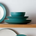 thumbnail image 6 of Noritake Colorwave Turquoise 12-Piece Coupe Dinnerware Set, Service for 4, 6 of 7