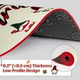 thumbnail image 3 of Kitchen Rugs - 2 Piece Kitchen Mats Set Merry Christmas Indoor Floor Mats Non-Slip Kitchen Backing Area Rugs Xmas Door Mat Runner Rug Carpet for Kitchen Home Decor (17 x 47+17 x 30), 3 of 6