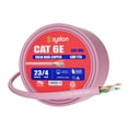 thumbnail image 2 of SYSTON CABLE TECHNOLOGY Cat 6E Ethernet Network Cable - 300 FT, 600MHz 23AWG Solid Bare Copper Wire Outdoor/Indoor, Bulk No Ends 10 Ft to 1000 Ft Available, Heat Resistant Plenum Rated - CMP, 2 of 8