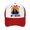 1-Red3061, variant on XIAOCHA Pet Graphic Trucker Hat for Women Breathable Outdoor Sun Guard Baseball Cap Casual Dad Hat,Red