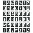 thumbnail image 1 of PEACNNG 42pcs Alphabet Letter Stencil Spray Templates for Home, 1 of 7