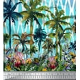 thumbnail image 3 of oneOone Cotton Flex Fabric Geometric|Tree & Floral Panel Printed Craft Fabric BTY 40 Inch Wide, 3 of 3