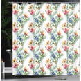 thumbnail image 4 of Ambesonne Flower Shower Curtain, Shabby Plant Lilacs, 69"Wx70"L, Multicolor, 4 of 5
