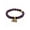 Purple, variant on Jewelry Women's Elephant Charm Agate Stone Bead Stretch Bracelet (8mm Wide)