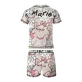 thumbnail image 6 of The Aristocats Boys Two Piece Rash Guard Swimsuits Kids Short Sleeve Swimwear Sets Bathing Suit, 6 of 7