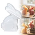 thumbnail image 1 of Easter Bunny Silicone Candle Mould – 1pc Sitting Rabbit Design for Wax, Resin or Plaster, Detailed 3D Spring DIY Casting Mold (Silicone Moulds Easter Candle Mould), 1 of 9