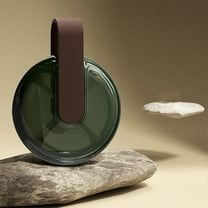 Portable Mini Storage Box Travel Household Organizer, Dark Blue Coffee Army Green Plastic Box with Internal Partitions, Food Grade Safe Odorless Material for Medicine and Daily Use