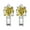 GoldenYellow1Ctx2, variant on Four Claw Inlaid 1 Carat Colorful Moissanite Earrings For Women
