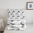 thumbnail image 5 of Manfei Cool Motorcycle Twin Comforter Sets,Speed Theme Bedding Set,White,Reversible,2-Piece,1 Comforter and 1 Pillowcase, 5 of 7